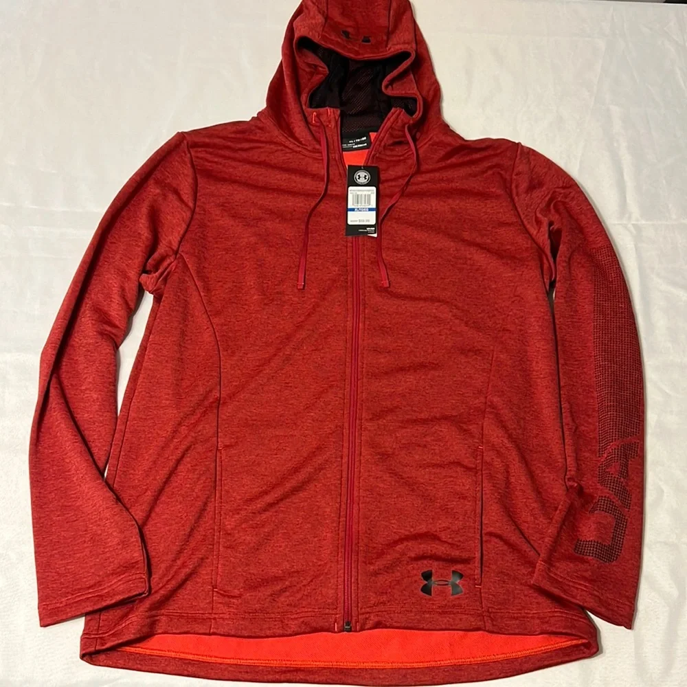 NWT MENS UNDER ARMOUR FLEECE JACKET - Picture 2 of 7